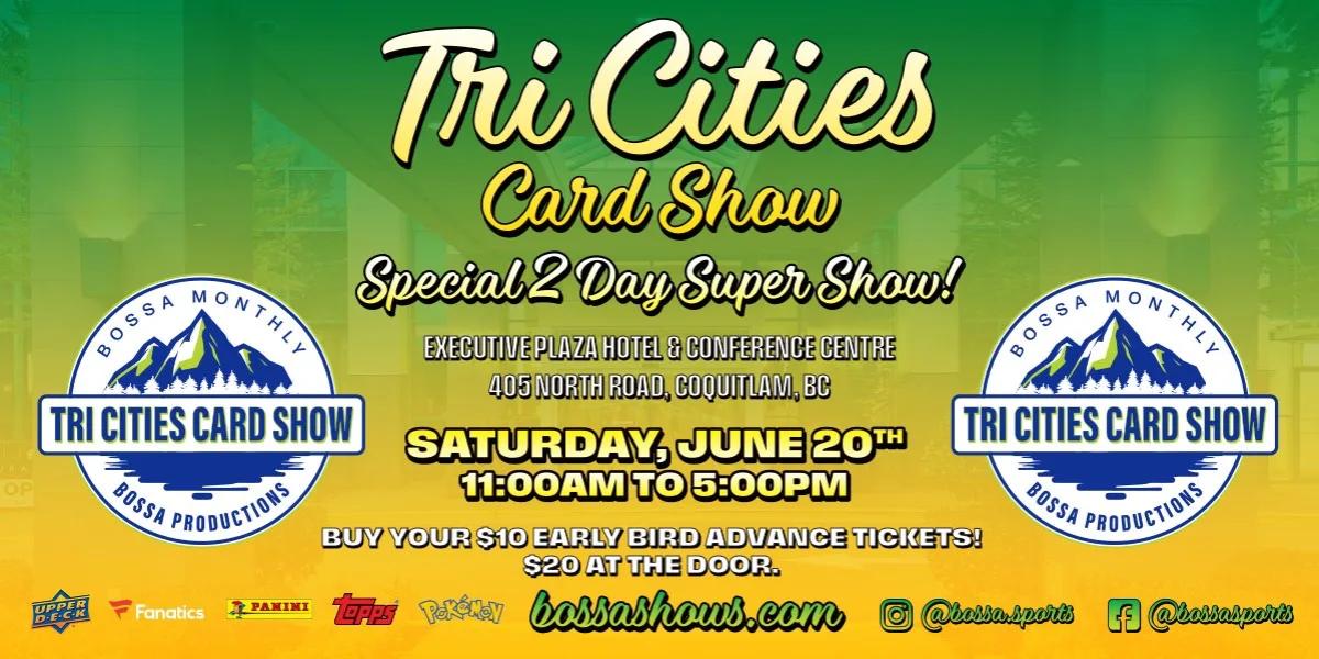 Tri Cities Bossa Card Show - June 20, 2026