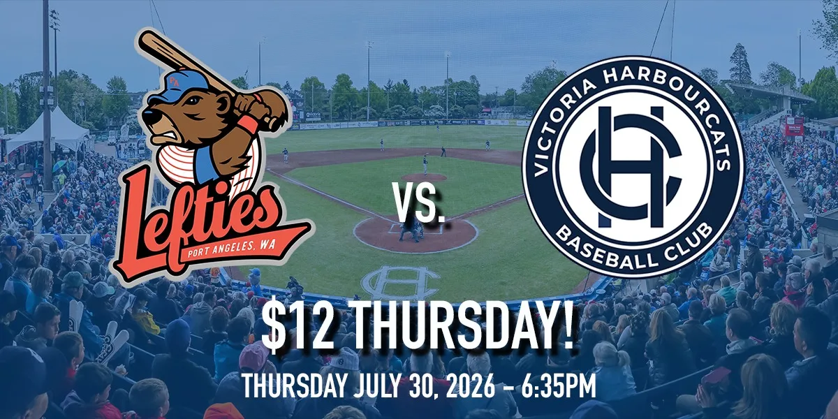 Port Angeles Lefties vs. Victoria HarbourCats - $12 THURSDAY!
