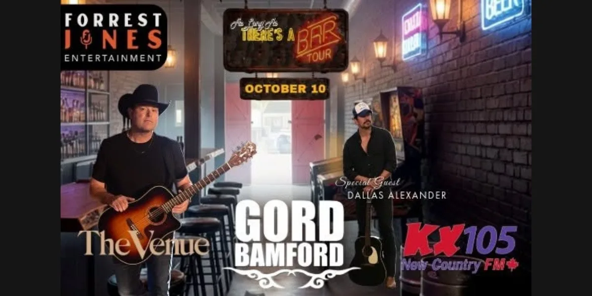 GORD BAMFORD AS LONG AS THERE'S A BAR TOUR